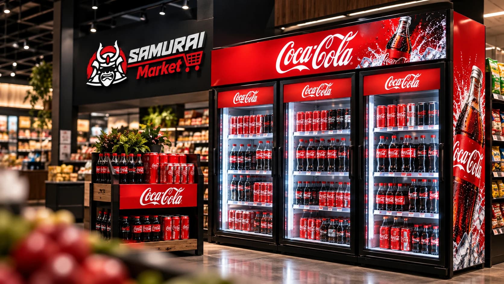 Góndolas de Samurai Market